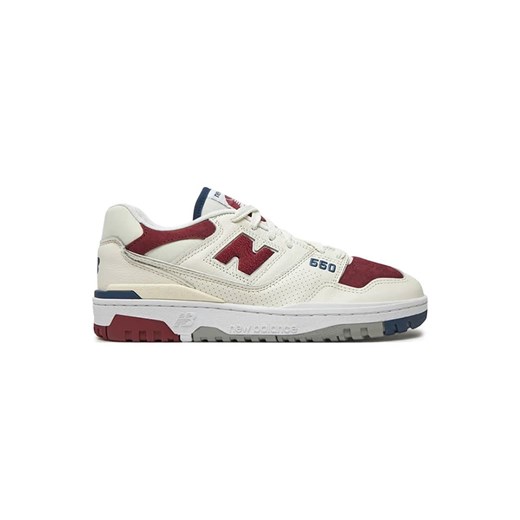 New Balance Skórzane sneakersy &quot;BB550&quot; w kolorze biało-czerwonym ze sklepu Limango Polska w kategorii Buty sportowe damskie - zdjęcie 178685485