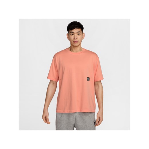 Męska koszulka do fitnessu Dri-FIT Nike Gym Heritage - Pomarańczowy ze sklepu Nike poland w kategorii T-shirty męskie - zdjęcie 178689319
