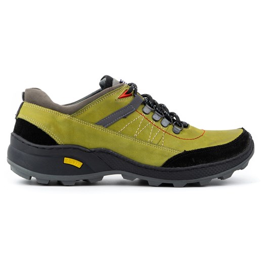Olivier Męskie buty trekkingowe 274GT zielone ze sklepu ButyModne.pl w kategorii Buty trekkingowe męskie - zdjęcie 178690908