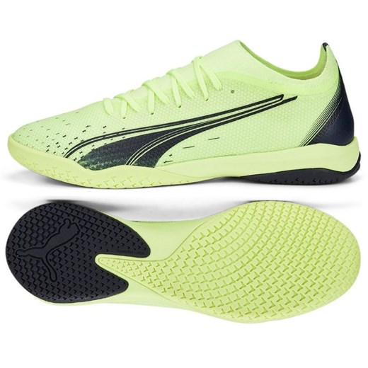 Buty piłkarskie Puma Ultra Match It 106904 01 żółte ze sklepu ButyModne.pl w kategorii Buty sportowe męskie - zdjęcie 178690927