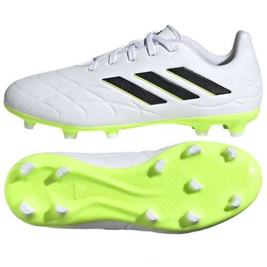 Buty adidas Copa PURE.3 Fg Jr HQ8989 białe białe ze sklepu ButyModne.pl w kategorii Buty sportowe dziecięce - zdjęcie 178690938
