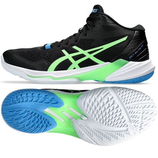 Buty siatkarskie Asics Sky Elite Ff Mt 2 M 1051A065-005 czarne ze sklepu ButyModne.pl w kategorii Buty sportowe męskie - zdjęcie 178690956