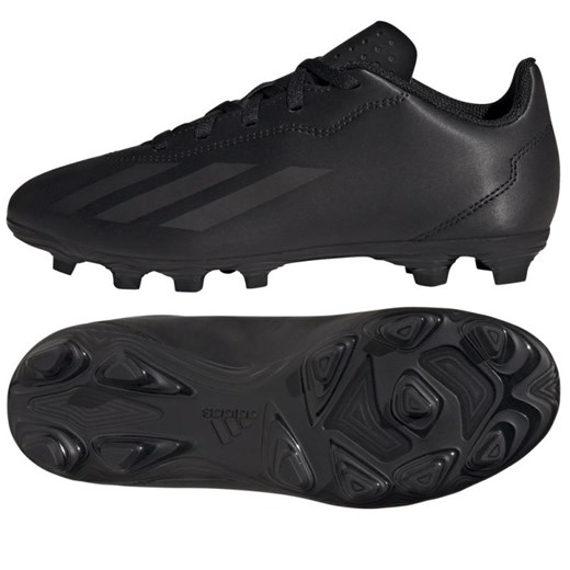 Buty adidas X CRAZYFAST.4 FxG Jr IE1590 czarne ze sklepu ButyModne.pl w kategorii Buty sportowe dziecięce - zdjęcie 178690958