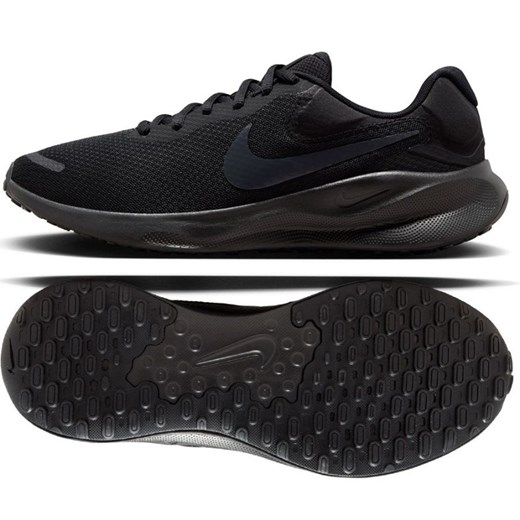 Buty do biegania Nike Revolution 7 M FB2207 005 czarne ze sklepu ButyModne.pl w kategorii Buty sportowe męskie - zdjęcie 178690959