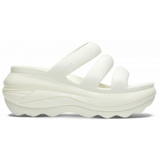 Klapki Crocs Mega Crush Triple Strap 209842-0WV białe ze sklepu ButyModne.pl w kategorii Klapki damskie - zdjęcie 178690976