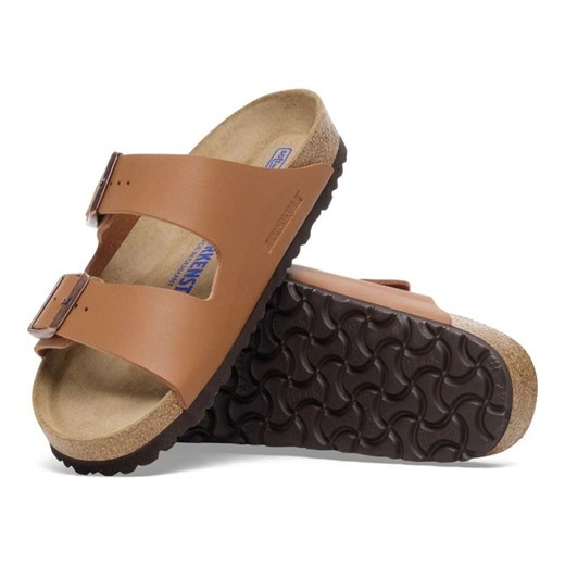 BIRKENSTOCK klapki damskie płaskie casual welurowe 