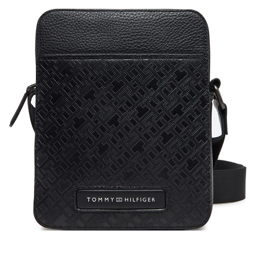 Saszetka Tommy Hilfiger Th Monogram Mini Preporter AM0AM13210 Czarny Tommy Hilfiger one size eobuwie.pl