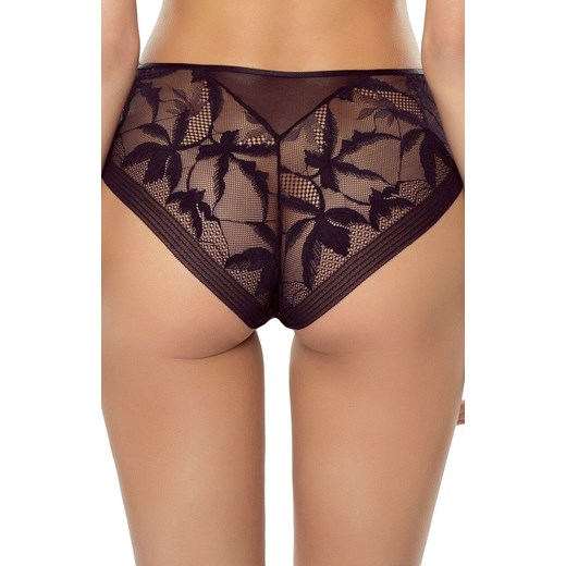 Koronkowe figi damskie czarne Greta 5031, Kolor czarny, Rozmiar S, Lapinee ze sklepu Intymna w kategorii Majtki damskie - zdjęcie 178692475