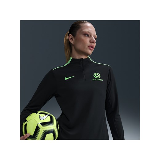 Damska treningowa koszulka piłkarska Nike Dri-FIT Australia Academy Pro - Czerń ze sklepu Nike poland w kategorii Bluzki damskie - zdjęcie 178692576