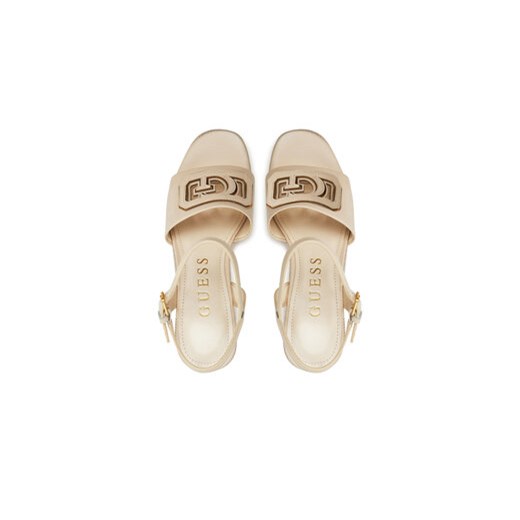 Guess Sandały FLJFML LEA03 Czarny Guess 41 MODIVO