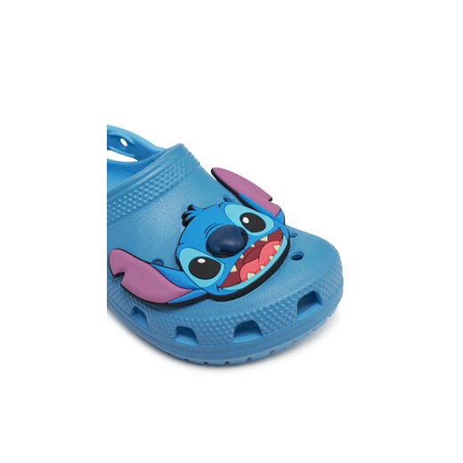Crocs Klapki Stitch Classic Clog K 209464 Niebieski Crocs 32_33 MODIVO