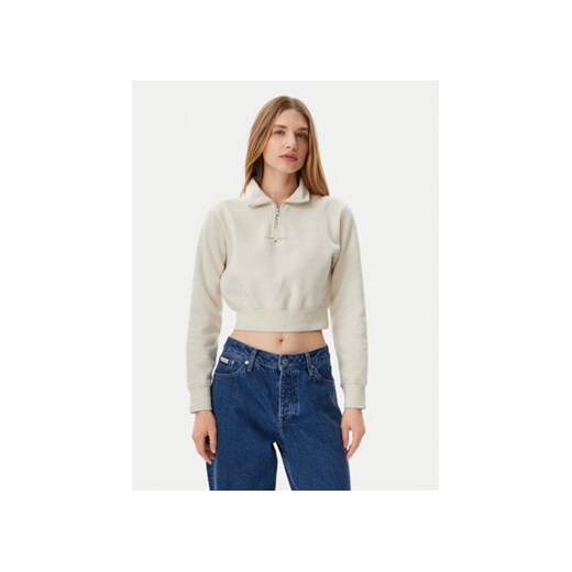 Tommy Jeans Bluza DW0DW20305 Beżowy Regular Fit ze sklepu MODIVO w kategorii Bluzy damskie - zdjęcie 178694739