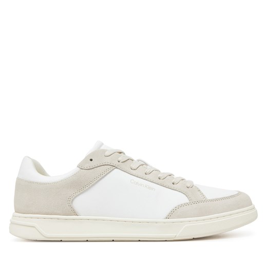 Sneakersy Calvin Klein Low Top Lace Up Repreve Mix HM0HM01802 Biały ze sklepu eobuwie.pl w kategorii Buty sportowe męskie - zdjęcie 178696376