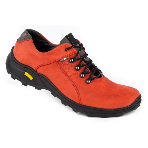 Męskie buty trekkingowe 296GT czerwone ze sklepu butyolivier w kategorii Buty trekkingowe męskie - zdjęcie 178699209
