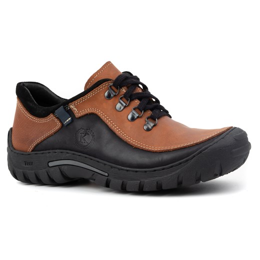 Buty męskie trekkingowe skórzane 917K czerwone ze sklepu butyolivier w kategorii Buty trekkingowe męskie - zdjęcie 178699507