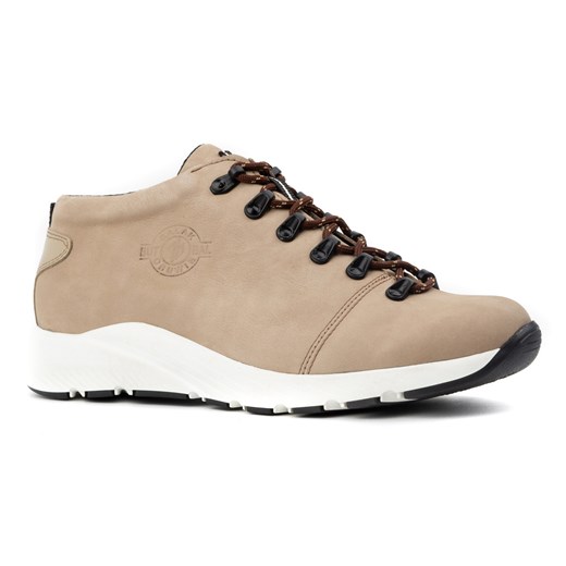 Damskie buty skórzane SPORT STYLE trekkingowe 674BB beżowe ze sklepu butyolivier w kategorii Buty trekkingowe damskie - zdjęcie 178699668