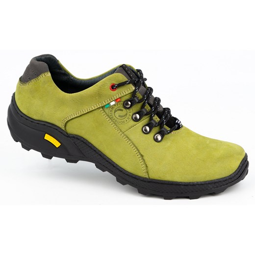 Męskie buty trekkingowe 296GT zielone ze sklepu butyolivier w kategorii Buty trekkingowe męskie - zdjęcie 178700338