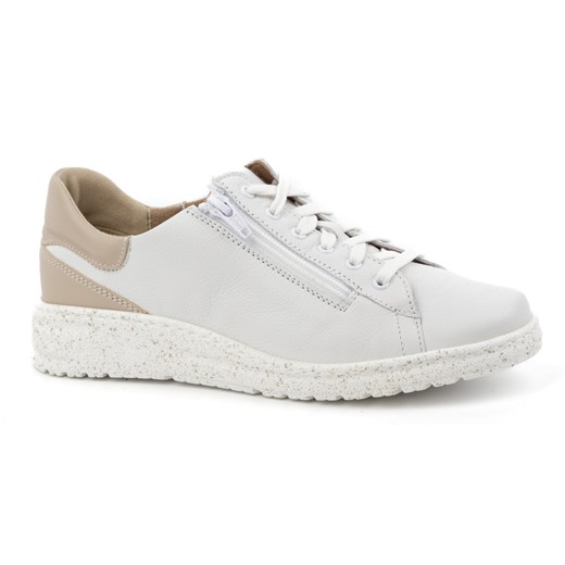 Półbuty damskie sneakersy skórzane 0720W białe ze sklepu butyolivier w kategorii Półbuty damskie - zdjęcie 178701357