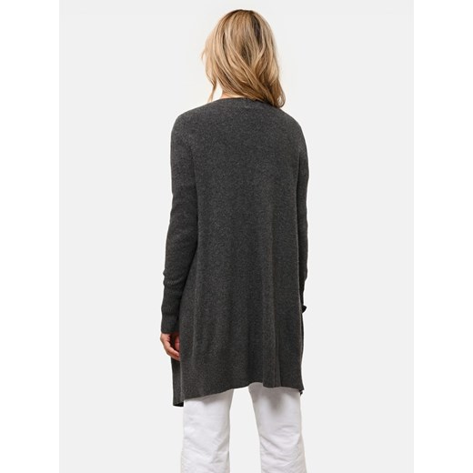 Just Cashmere Kaszmirowy kardigan &quot;Brooke&quot; w kolorze antracytowym Just Cashmere S promocja Limango Polska