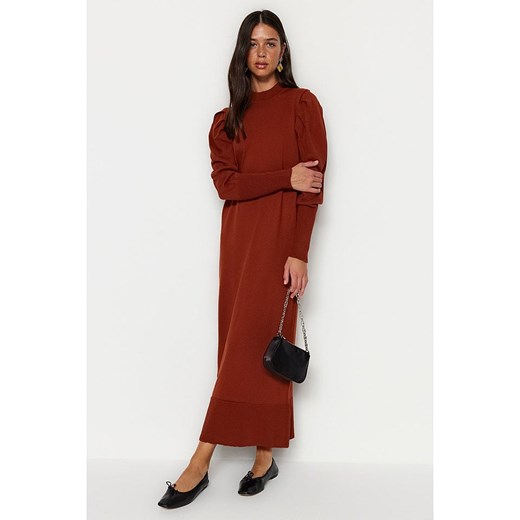 trendyol Sukienka w kolorze czerwonobrązowym Trendyol XL wyprzedaż Limango Polska