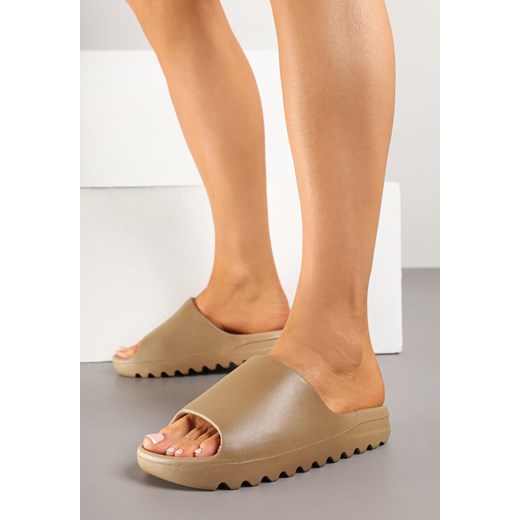 Brązowe Klapki w Klasycznym Stylu Ellirene 39 promocyjna cena born2be.pl