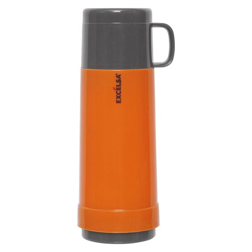 Trendy Kitchen by EXCÉLSA Termos &quot;Thermico&quot; w kolorze pomarańczowo-szarym - 500 ml ze sklepu Limango Polska w kategorii Kubki termiczne - zdjęcie 178708408