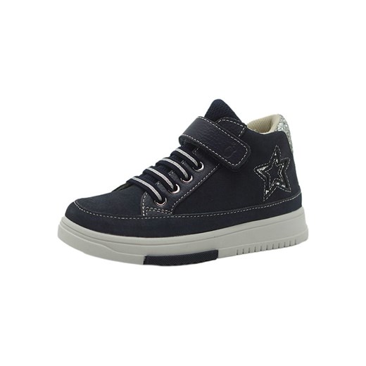 lamino Skórzane sneakersy w kolorze granatowym ze sklepu Limango Polska w kategorii Buty zimowe dziecięce - zdjęcie 178708846