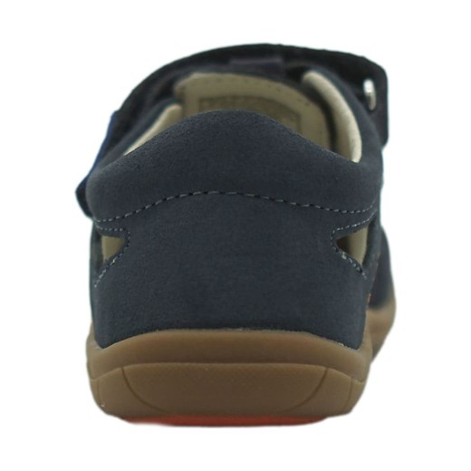 lamino Skórzane buty w kolorze granatowym do chodzenia na boso Lamino 26 Limango Polska promocja