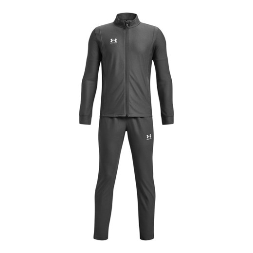 Chłopięcy dres komplet treningowy Under Armour UA B\'s Challenger Tracksuit - szary ze sklepu Sportstylestory.com w kategorii Dresy chłopięce - zdjęcie 178709967