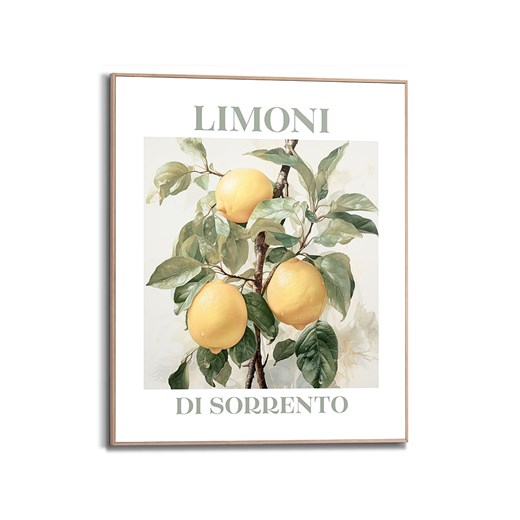 Orangewallz Druk artystyczny &quot;Limoni&quot; w ramce - 40 x 50 cm ze sklepu Limango Polska w kategorii Obrazy - zdjęcie 178710558