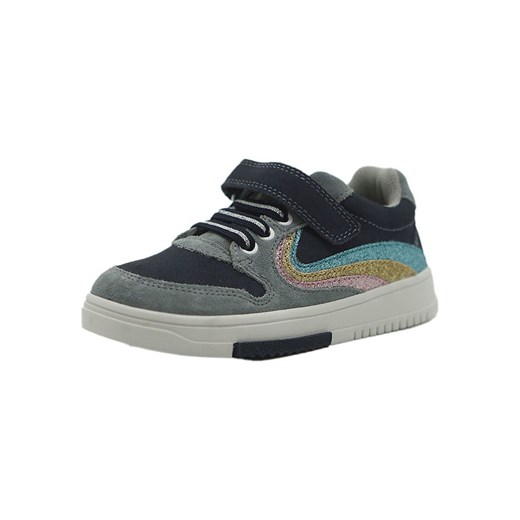 lamino Skórzane sneakersy w kolorze granatowo-błękitnym ze sklepu Limango Polska w kategorii Buty sportowe dziecięce - zdjęcie 178711087