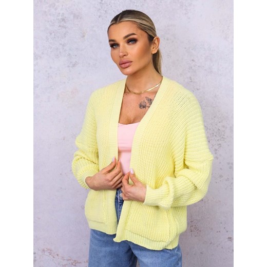 Olika sweter damski z dekoltem w serek casualowy 