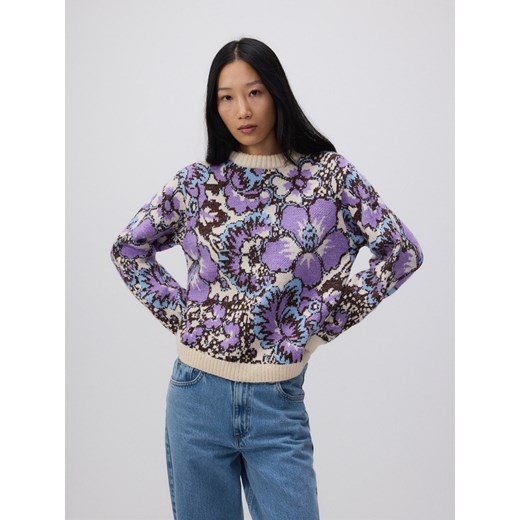 Reserved - Wzorzysty sweter - wielobarwny ze sklepu Reserved w kategorii Swetry damskie - zdjęcie 178712979