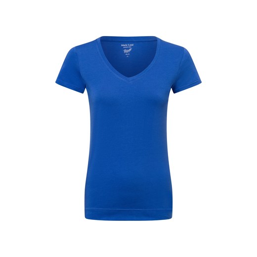 Marie Lund T-shirt damski Kobiety Bawełna indygo jednolity ze sklepu vangraaf w kategorii Bluzki damskie - zdjęcie 178713045