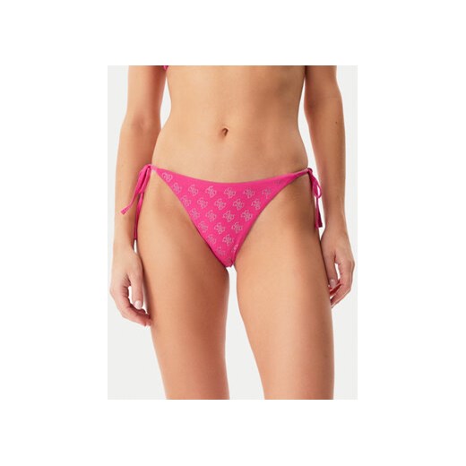 Guess Dół od bikini E5GO11 MC040 Różowy ze sklepu MODIVO w kategorii Stroje kąpielowe - zdjęcie 178713819