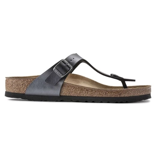 Klapki damskie BIRKENSTOCK z weluru casualowe bez zapięcia 