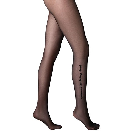 Conte rajstopy damskie z tatuażem Memories 30 DEN, Kolor czarny, Rozmiar 2, Conte ze sklepu Intymna w kategorii Rajstopy - zdjęcie 178715249