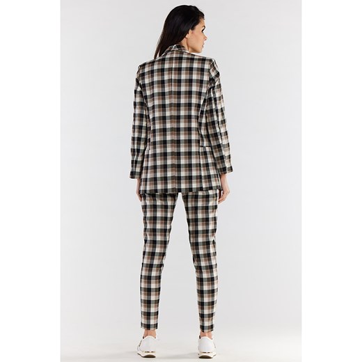 Awama Spodnie w kolorze beżowo-brązowym XL promocja Limango Polska