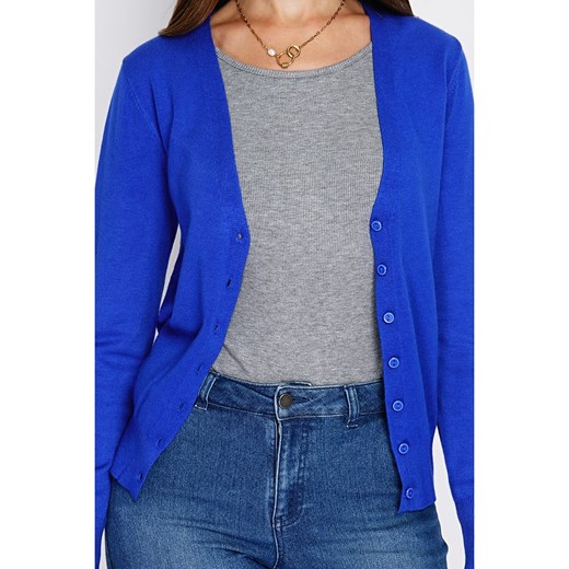 Sweter damski ASSUILI z dekoltem w serek 