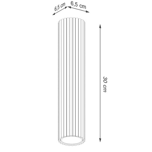 Elegancka beżowa lampa sufitowa 30cm - D293-Avium Lumes One Size Edinos.pl