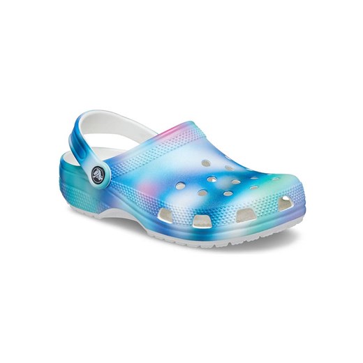 Crocs Chodaki &quot;Classic Solarized&quot; w kolorze białym ze wzorem Crocs 38/39 wyprzedaż Limango Polska