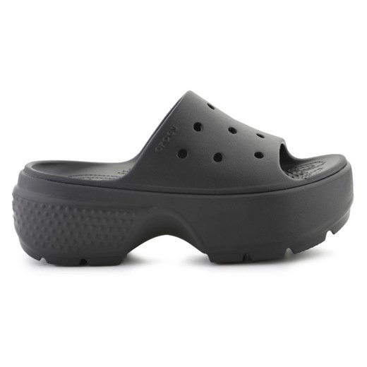 Klapki Crocs Stomp Slide 209346-001 czarne ze sklepu ButyModne.pl w kategorii Klapki damskie - zdjęcie 178719966