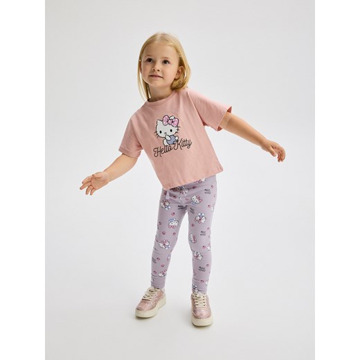 Reserved - T-shirt Hello Kitty - różowy ze sklepu Reserved w kategorii Bluzki dziewczęce - zdjęcie 178721945