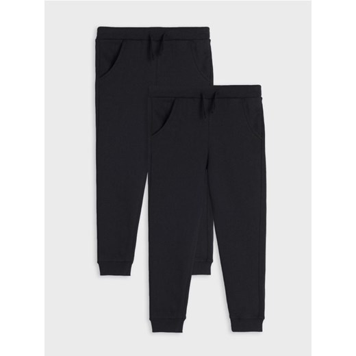 Sinsay - Spodnie dresowe 2 pack - czarny ze sklepu Sinsay w kategorii Spodnie chłopięce - zdjęcie 178729375