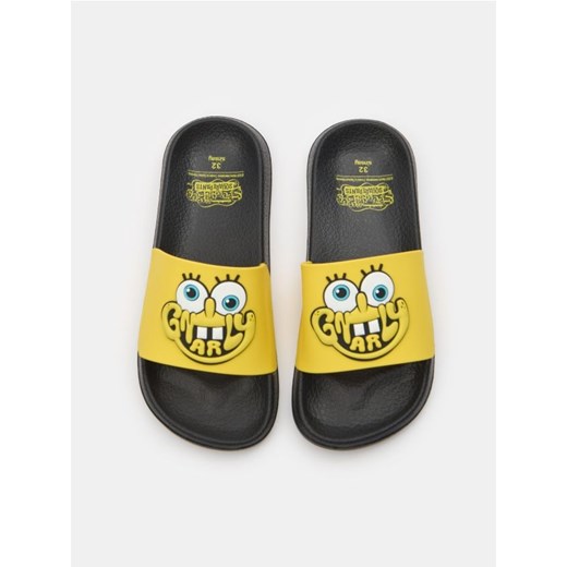 Sinsay - Klapki SpongeBob - żółty ze sklepu Sinsay w kategorii Klapki dziecięce - zdjęcie 178729407