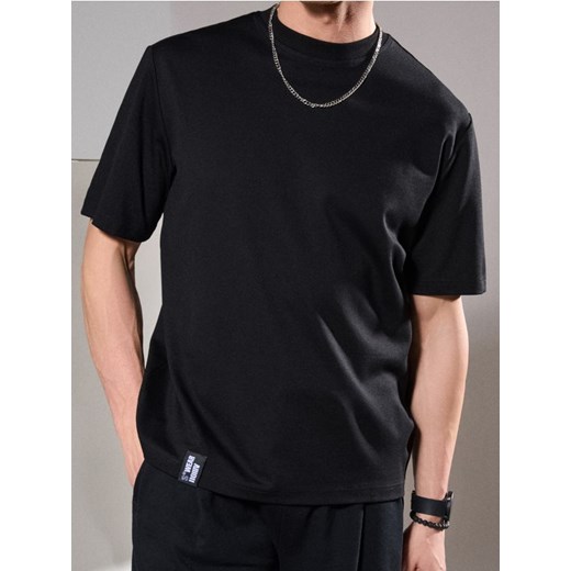 Sinsay - Bluza z krótkim rękawem - czarny ze sklepu Sinsay w kategorii T-shirty męskie - zdjęcie 178729449
