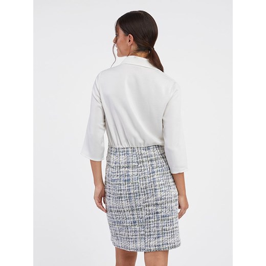 orsay Sukienka w kolorze biało-niebieskim 40 okazja Limango Polska