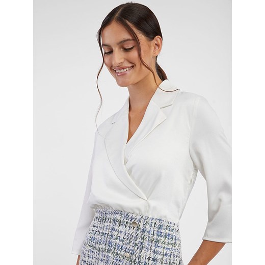 orsay Sukienka w kolorze biało-niebieskim 40 okazja Limango Polska