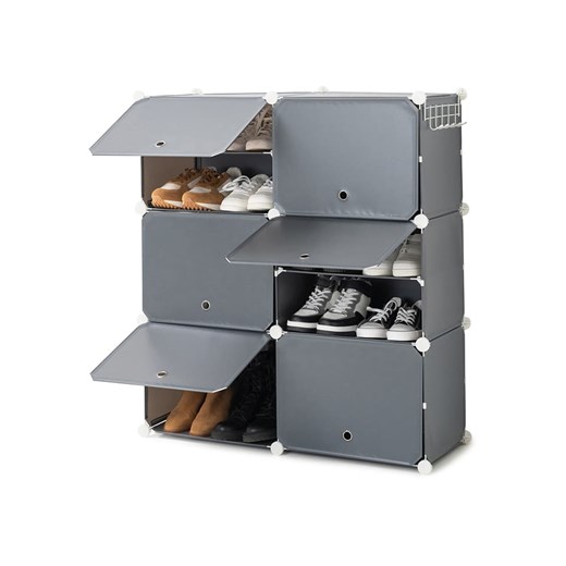 InnovaGoods Szafka w kolorze szarym na buty - 84 x 96 x 32 cm Innovagoods onesize okazja Limango Polska