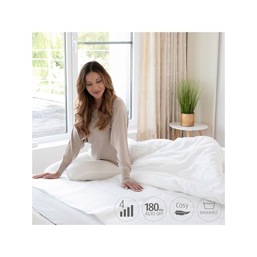 Medisana Prześcieradło elektryczne &quot;HU 674&quot; w kolorze białym Medisana onesize okazja Limango Polska